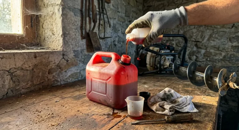 Huile pour tarière thermique : quel mélange et quel lubrifiant pour le réducteur